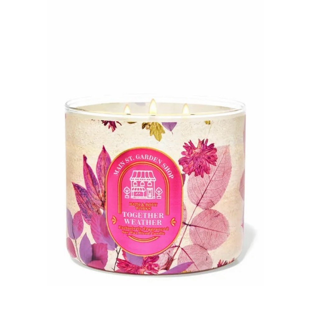 NWT! Bath & Body Works Together Weather Candle